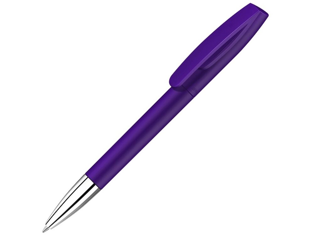 Шариковая ручка из пластика Coral SI, фиолетовый от компании ТОО VEER Company Group / Одежда и сувениры с логотипом - фото 1