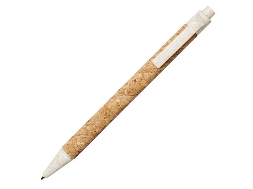 Шариковая ручка Midar из пробки и пшеничной соломы, бежевый от компании ТОО VEER Company Group / Одежда и сувениры с логотипом - фото 1
