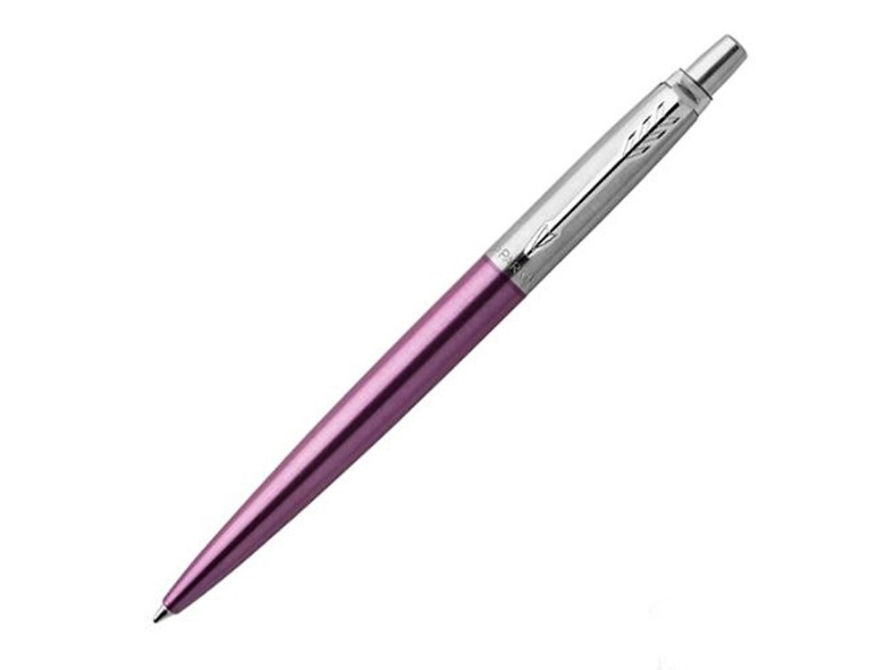 Шариковая ручка Parker Jotter Essential, Victoria Violet CT, стержень: Mblue от компании ТОО VEER Company Group / Одежда и сувениры с логотипом - фото 1