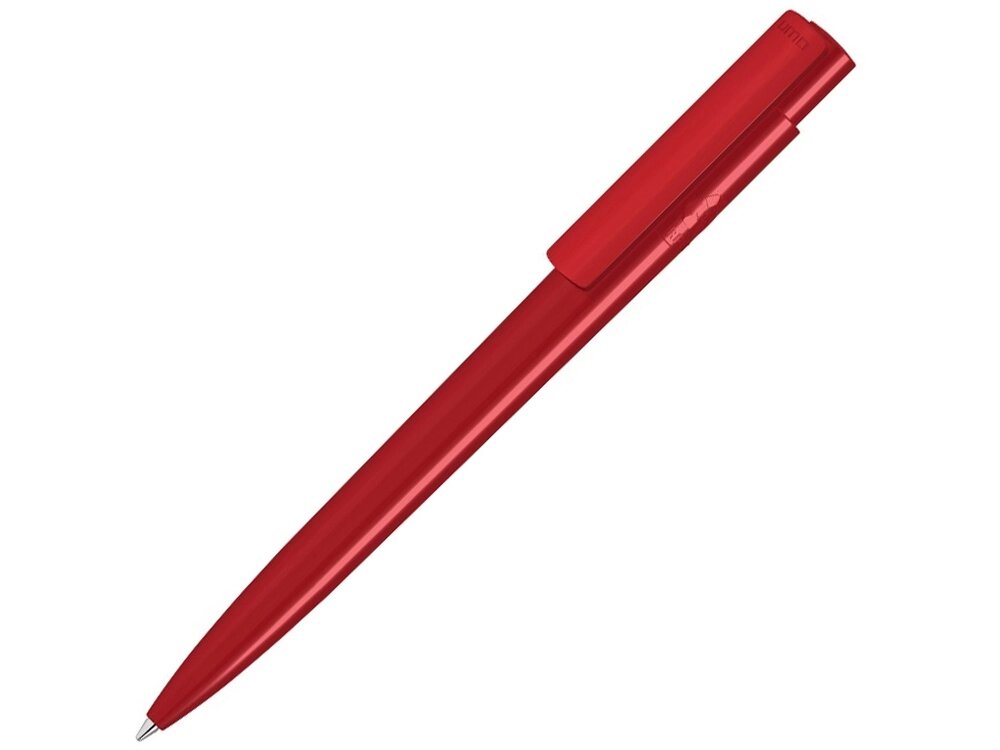 Шариковая ручка rPET pen pro из переработанного термопластика, красный от компании ТОО VEER Company Group / Одежда и сувениры с логотипом - фото 1