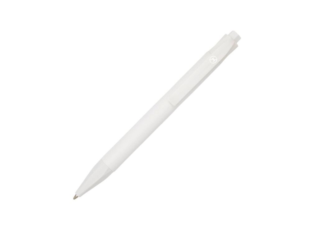 Шариковая ручка Terra из кукурузного пластика, белый от компании ТОО VEER Company Group / Одежда и сувениры с логотипом - фото 1