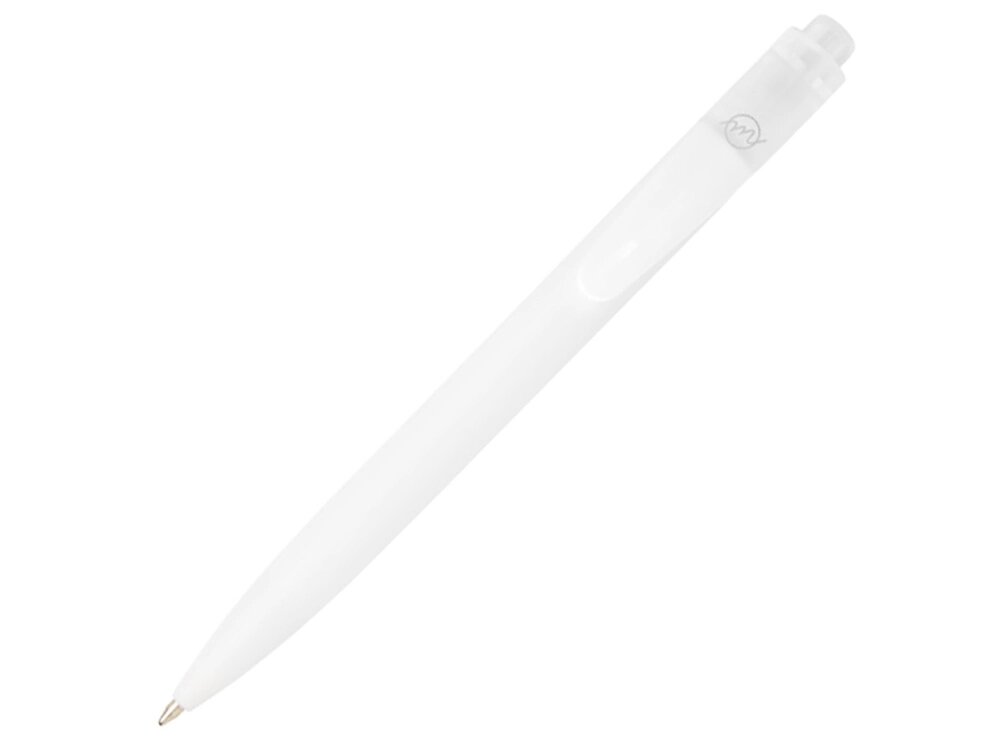 Шариковая ручка Thalaasa из океанического пластика, белый прозрачный/белый от компании ТОО VEER Company Group / Одежда и сувениры с логотипом - фото 1