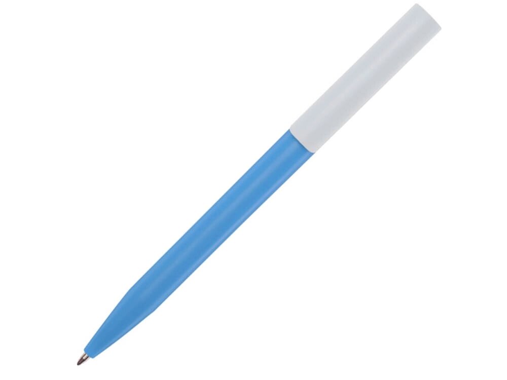 Шариковая ручка Unix из переработанной пластмассы, черные чернила - Аква от компании ТОО VEER Company Group / Одежда и сувениры с логотипом - фото 1