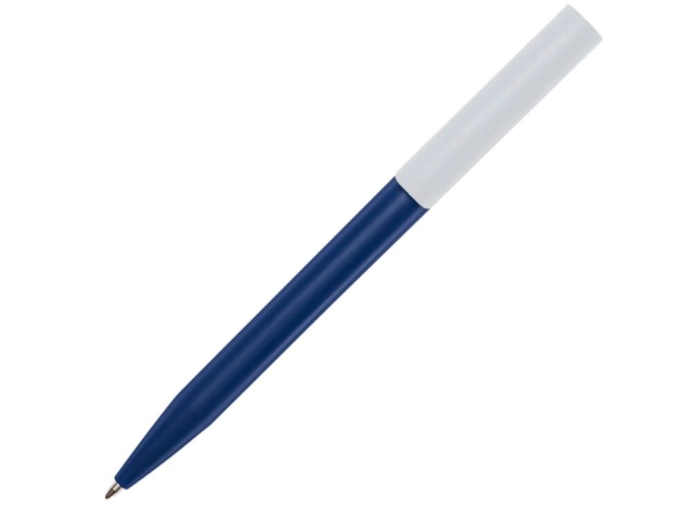 Шариковая ручка Unix из переработанной пластмассы, черные чернила - Нейви от компании ТОО VEER Company Group / Одежда и сувениры с логотипом - фото 1