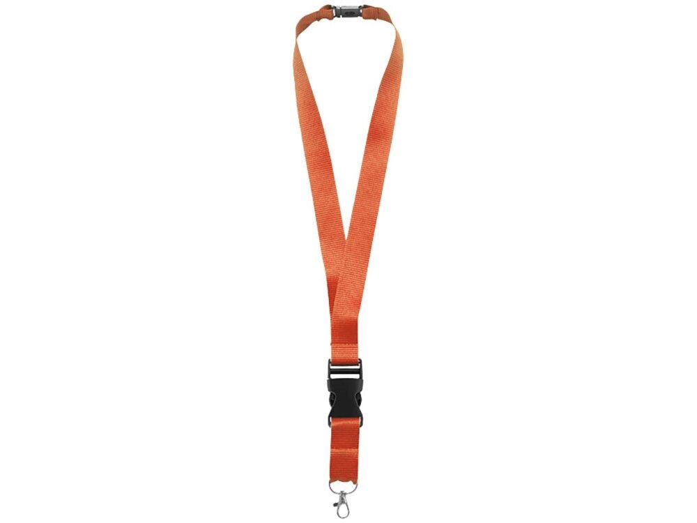 Шнурок Yogi со съемным креплением, оранжевый от компании ТОО VEER Company Group / Одежда и сувениры с логотипом - фото 1