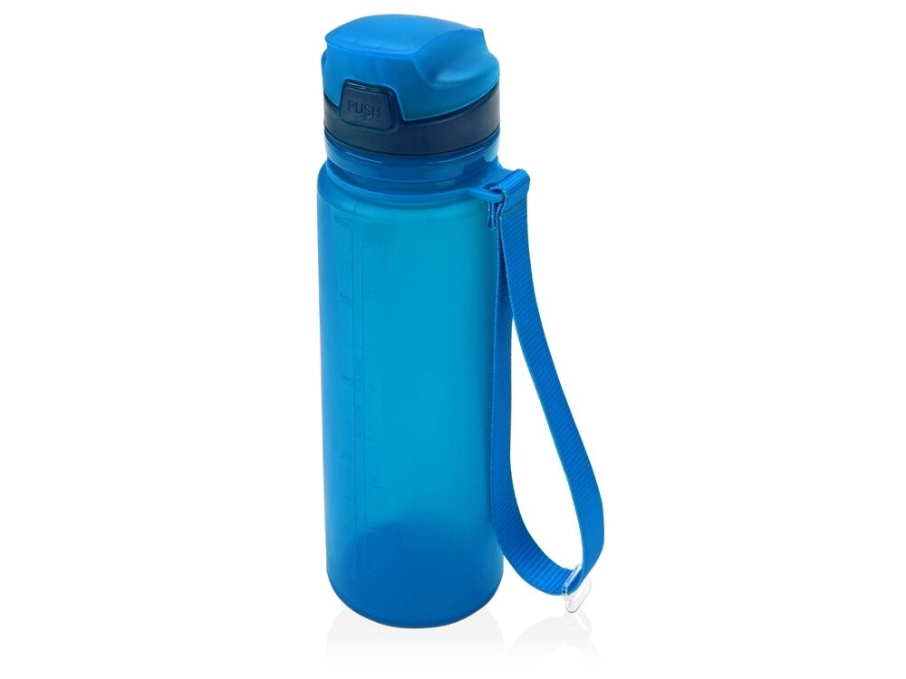 Складная бутылка Твист 500мл, синий от компании ТОО VEER Company Group / Одежда и сувениры с логотипом - фото 1