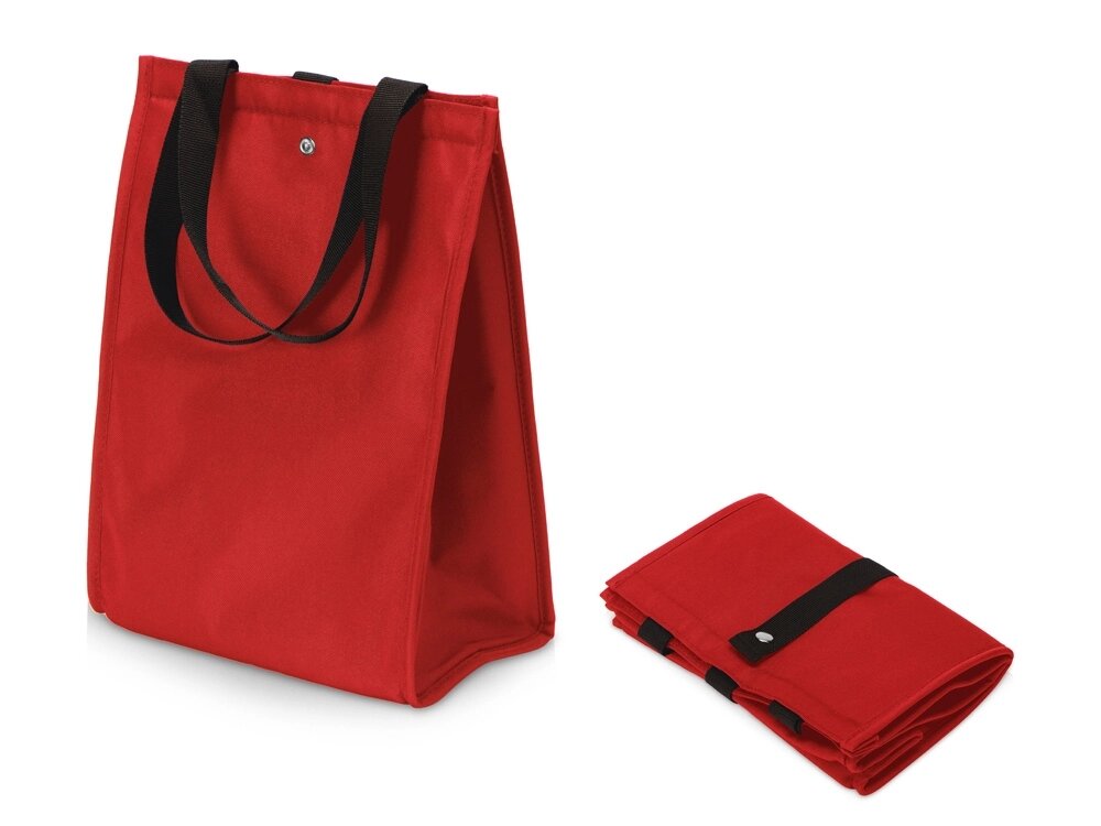 Складная сумка-холодильник Fresh, красный от компании ТОО VEER Company Group / Одежда и сувениры с логотипом - фото 1