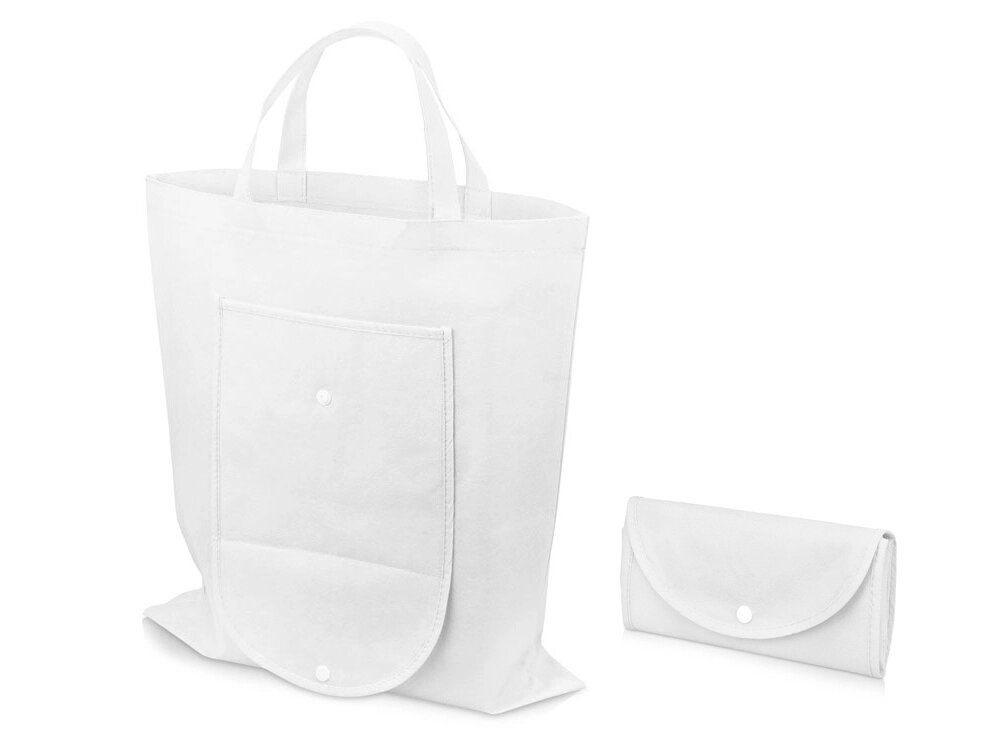 Складная сумка Maple из нетканого материала, белый от компании ТОО VEER Company Group / Одежда и сувениры с логотипом - фото 1