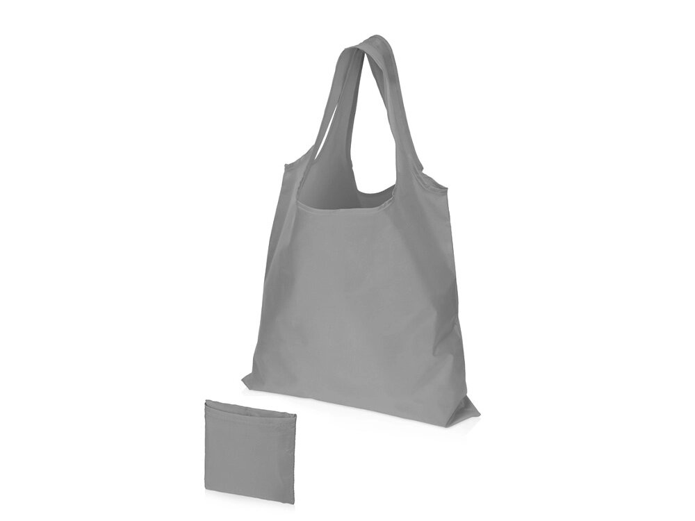 Складная сумка Reviver из переработанного пластика, серый от компании ТОО VEER Company Group / Одежда и сувениры с логотипом - фото 1