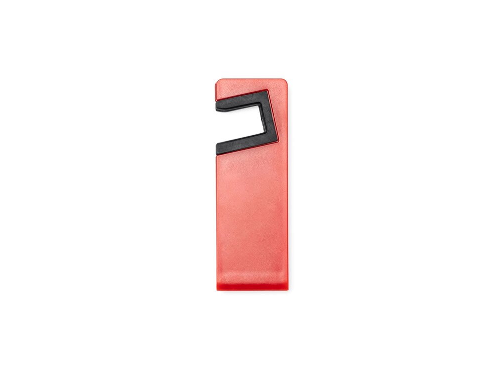 Складной держатель KUNIR для мобильного телефона, красный от компании ТОО VEER Company Group / Одежда и сувениры с логотипом - фото 1