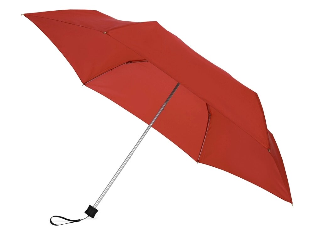 Складной компактный механический зонт Super Light, красный от компании ТОО VEER Company Group / Одежда и сувениры с логотипом - фото 1