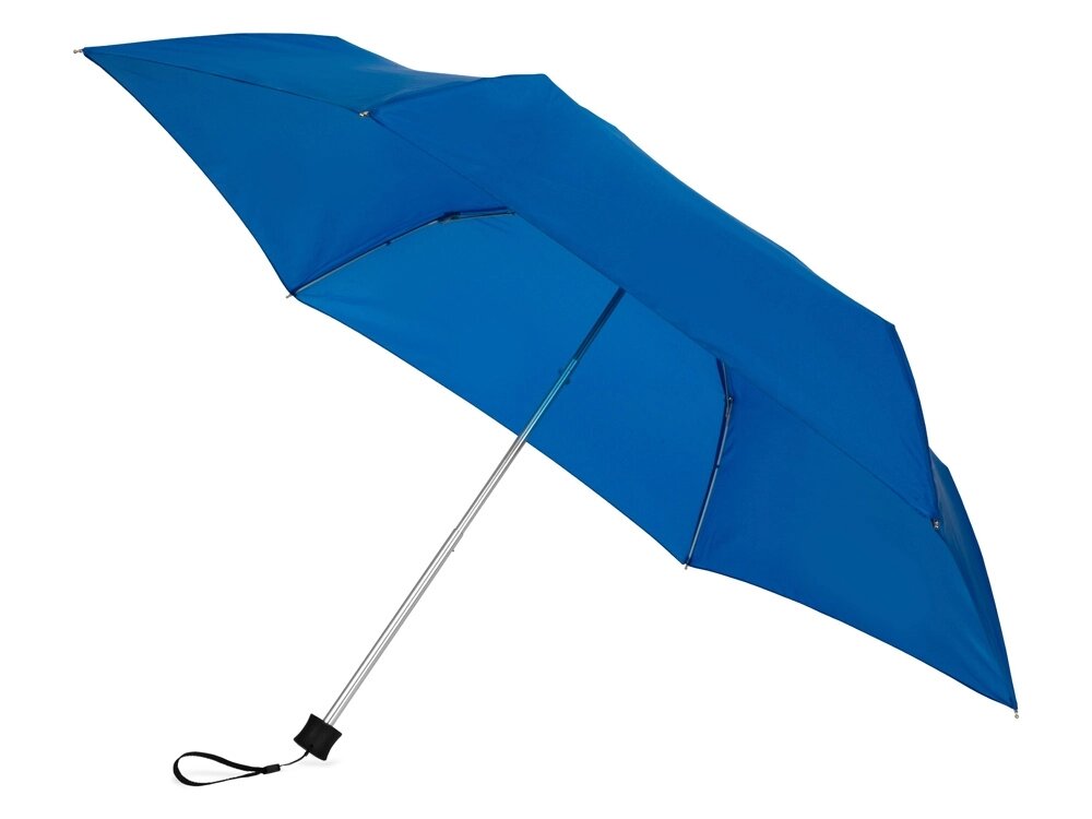 Складной компактный механический зонт Super Light, синий от компании ТОО VEER Company Group / Одежда и сувениры с логотипом - фото 1