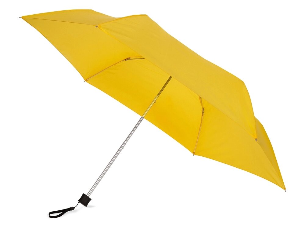 Складной компактный механический зонт Super Light, желтый от компании ТОО VEER Company Group / Одежда и сувениры с логотипом - фото 1
