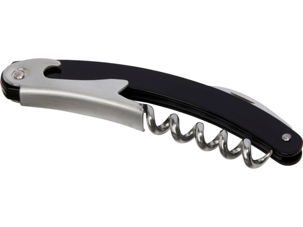Складной нож Nordkapp, черный от компании ТОО VEER Company Group / Одежда и сувениры с логотипом - фото 1