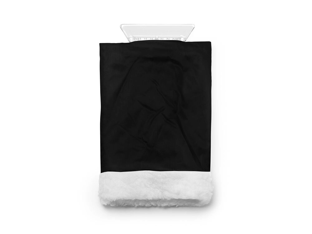 Скребок для льда NISEK с рукавицей из полиэстера, черный от компании ТОО VEER Company Group / Одежда и сувениры с логотипом - фото 1
