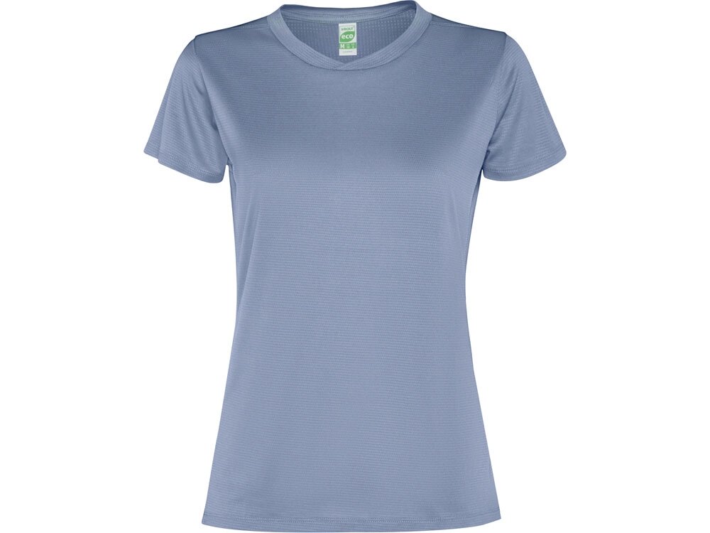 SLAM женская футболка, спокойный синий от компании ТОО VEER Company Group / Одежда и сувениры с логотипом - фото 1