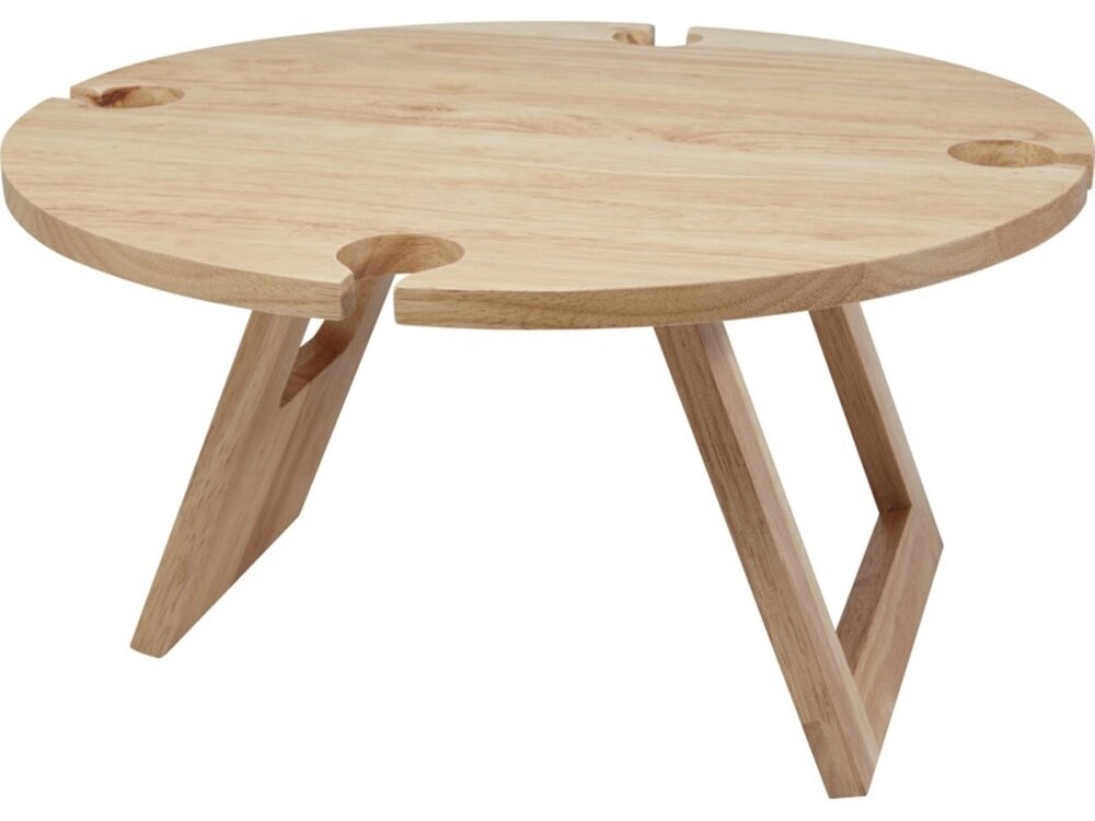 Soll Складной столик для пикника, natural от компании ТОО VEER Company Group / Одежда и сувениры с логотипом - фото 1