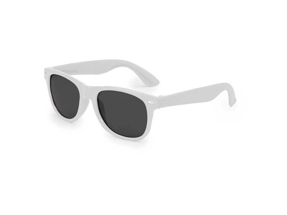 Солнцезащитные очки BRISA с глянцевым покрытием, белый от компании ТОО VEER Company Group / Одежда и сувениры с логотипом - фото 1