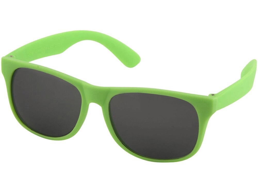 Солнцезащитные очки Retro - сплошные, неоново-зеленый от компании ТОО VEER Company Group / Одежда и сувениры с логотипом - фото 1
