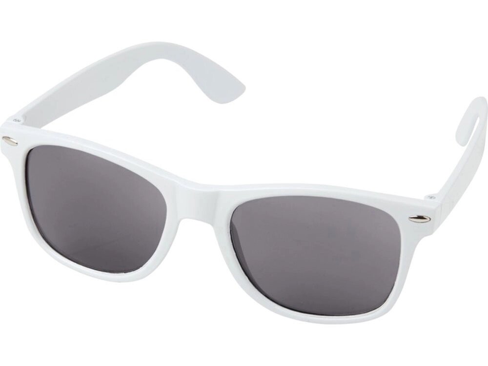 Солнцезащитные очки Sun Ray из океанского пластика, белый от компании ТОО VEER Company Group / Одежда и сувениры с логотипом - фото 1
