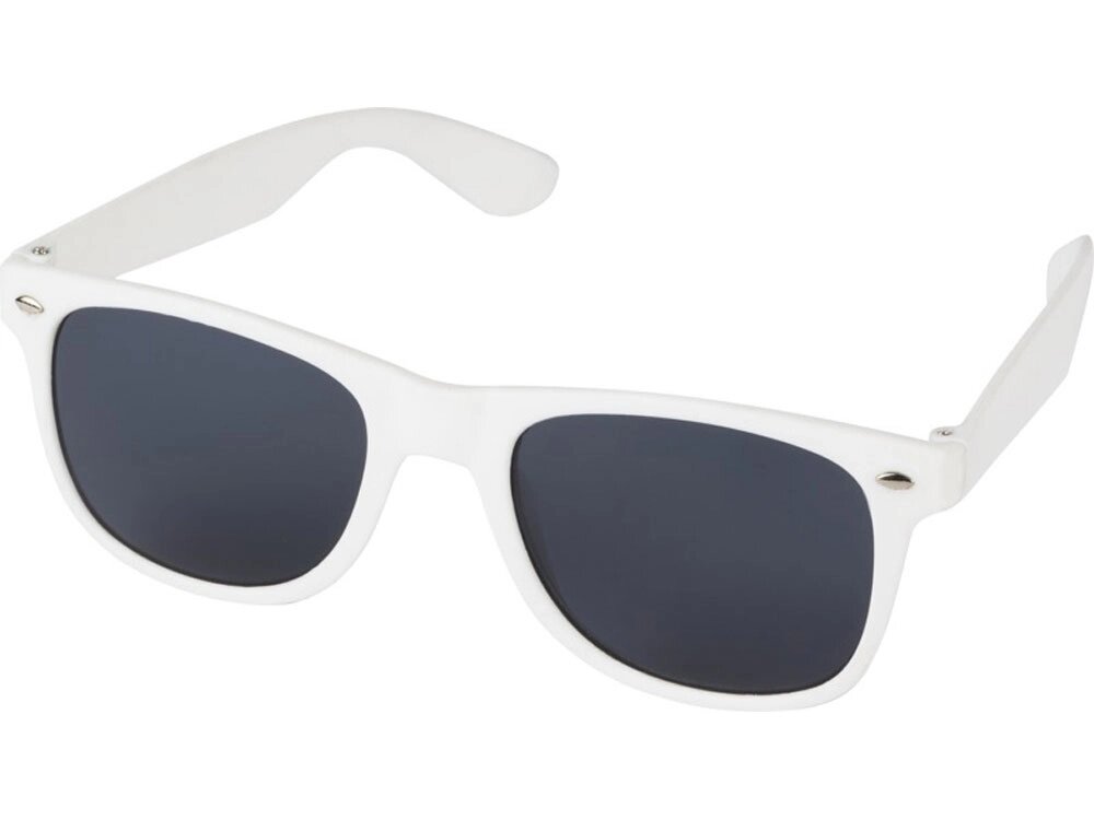 Солнцезащитные очки Sun Ray из переработанной пластмассы, белый от компании ТОО VEER Company Group / Одежда и сувениры с логотипом - фото 1