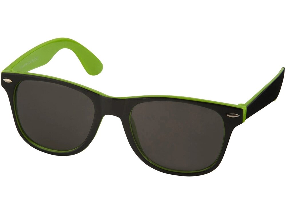 Солнцезащитные очки Sun Ray, лайм/черный от компании ТОО VEER Company Group / Одежда и сувениры с логотипом - фото 1