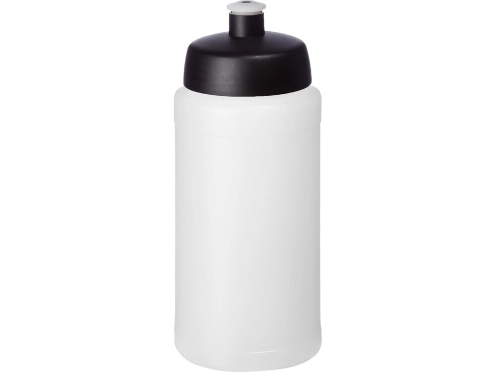 Спортивная бутылка Baseline Plus объемом 500 мл, белый прозрачный от компании ТОО VEER Company Group / Одежда и сувениры с логотипом - фото 1