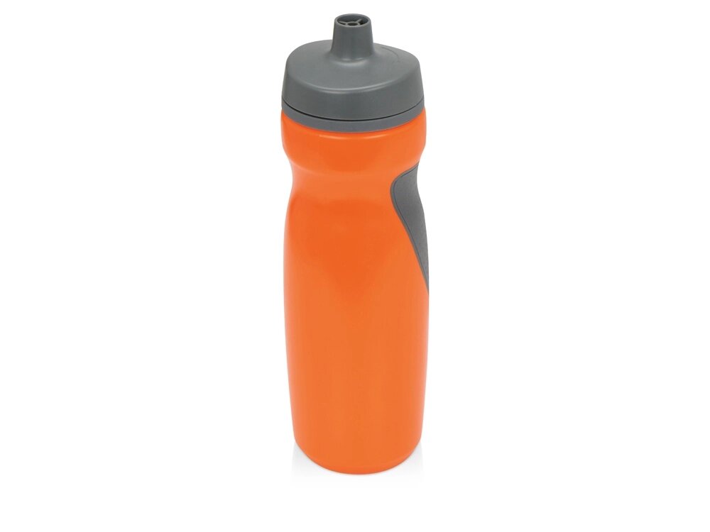 Спортивная бутылка Flex 709 мл, оранжевый/серый от компании ТОО VEER Company Group / Одежда и сувениры с логотипом - фото 1