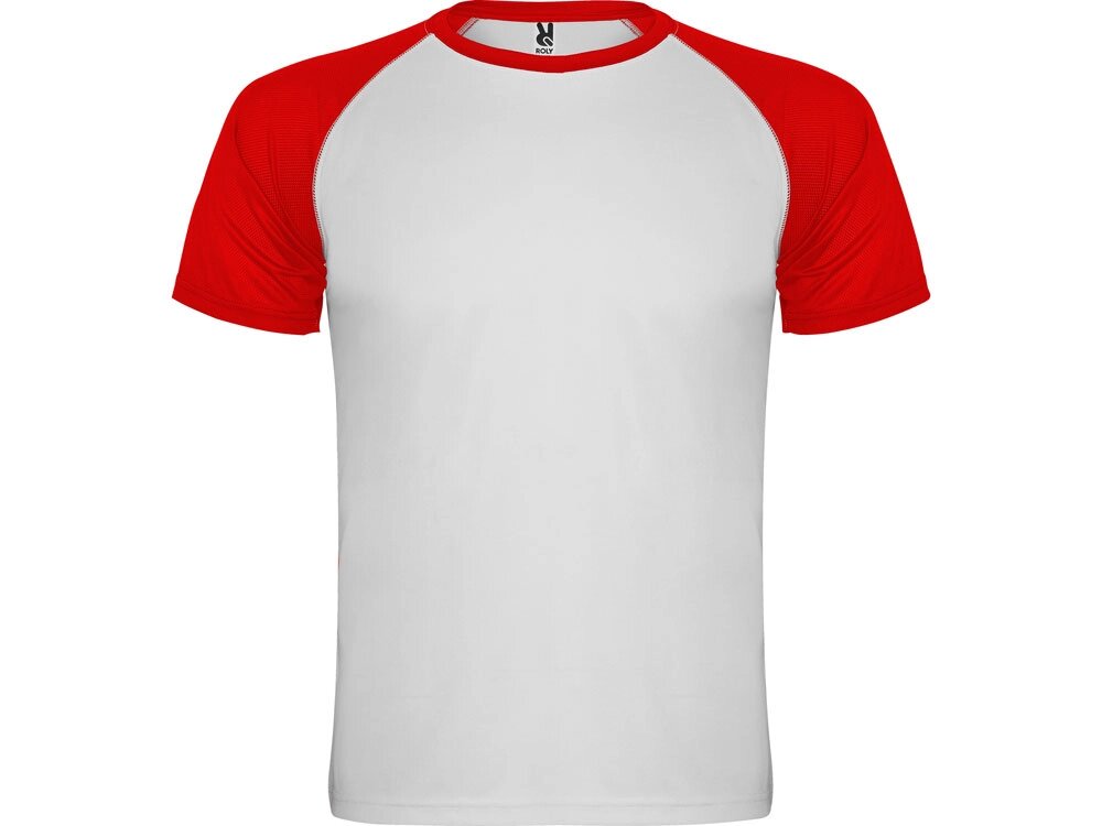 Спортивная футболка Indianapolis детская, белый/красный от компании ТОО VEER Company Group / Одежда и сувениры с логотипом - фото 1