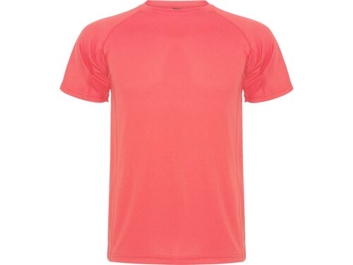 Спортивная футболка Montecarlo мужская, неоновый коралловый