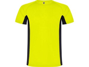 Спортивная футболка Shanghai детская, неоновый желтый/черный