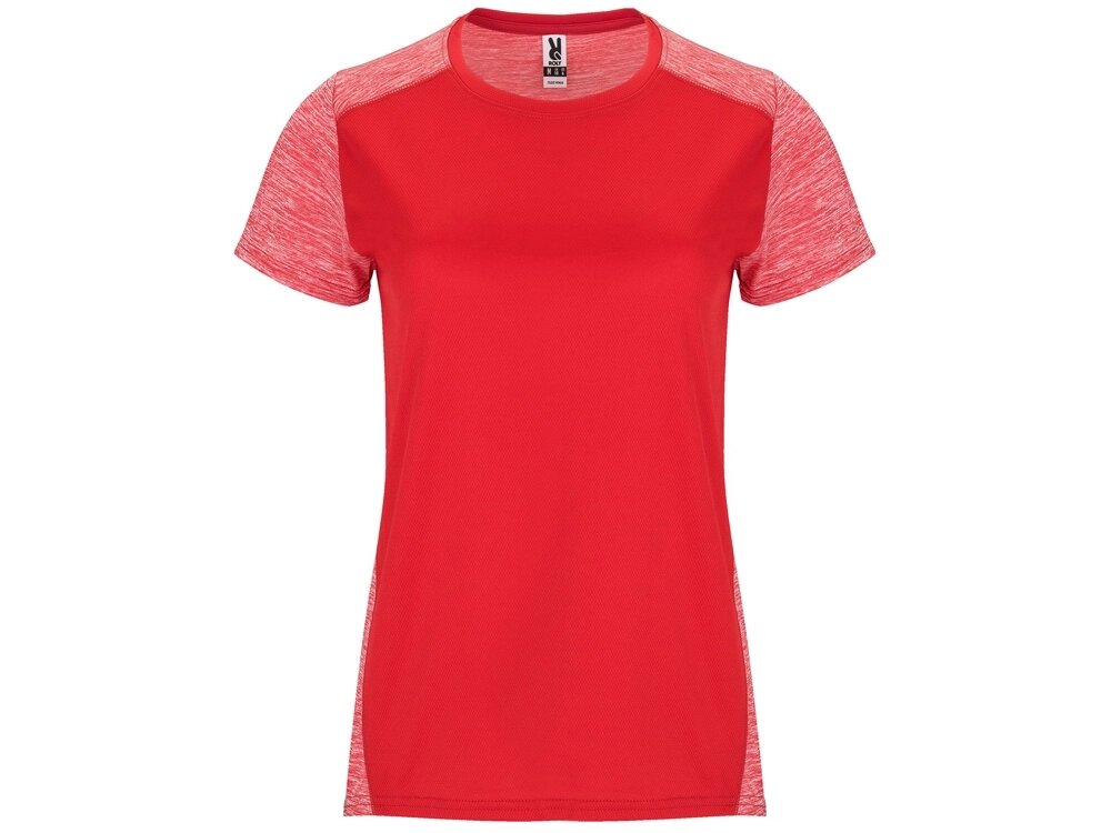 Спортивная футболка Zolder женская, красный/меланжевый красный от компании ТОО VEER Company Group / Одежда и сувениры с логотипом - фото 1