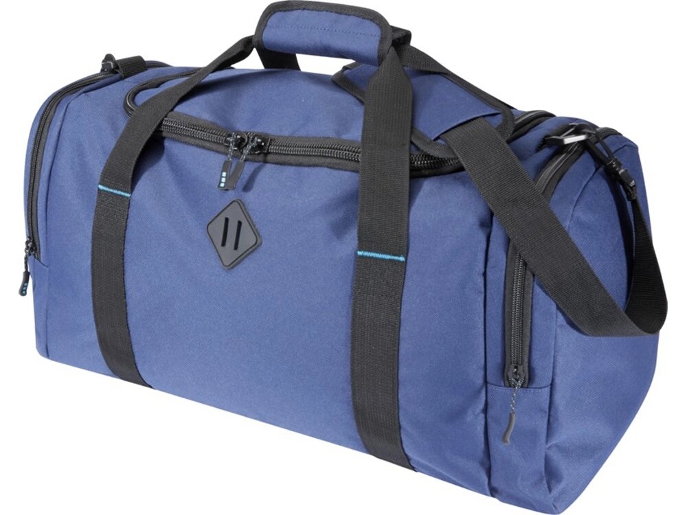 Спортивная сумка Repreve Ocean 35 л из ПЭТ-пластика, соответствующего стандарту GRS, темно-синий от компании ТОО VEER Company Group / Одежда и сувениры с логотипом - фото 1