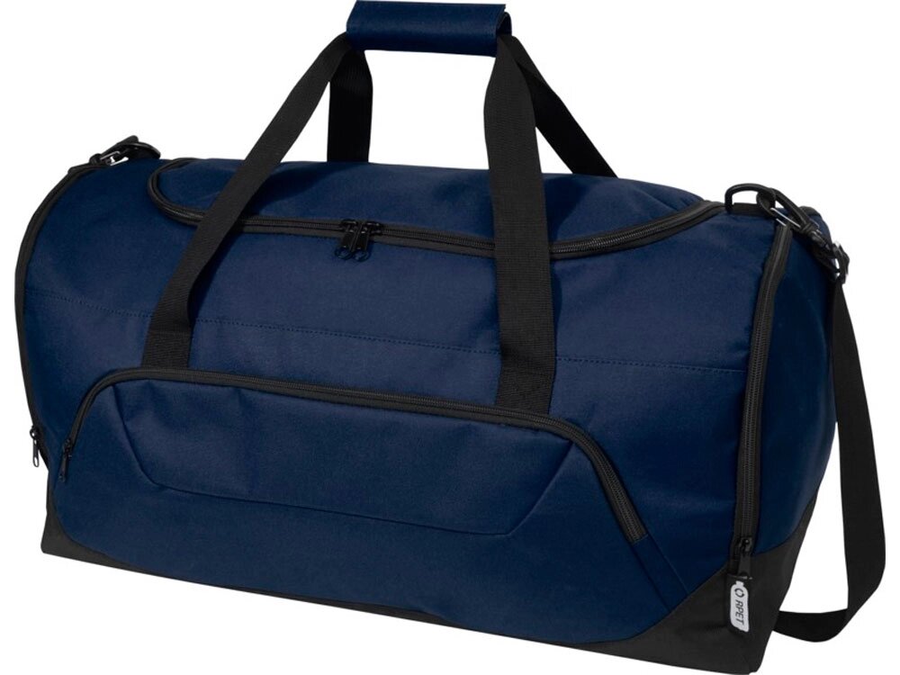 Спортивная сумка Retrend из вторичного ПЭТ, темно-синий от компании ТОО VEER Company Group / Одежда и сувениры с логотипом - фото 1