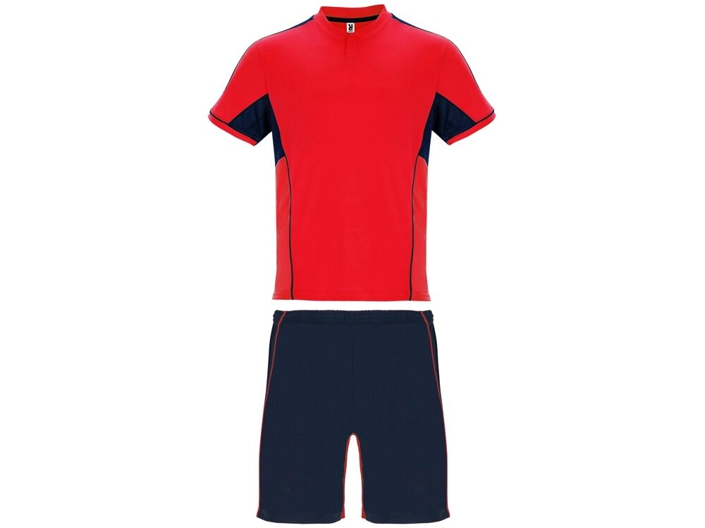 Спортивный костюм Boca, красный/нэйви от компании ТОО VEER Company Group / Одежда и сувениры с логотипом - фото 1