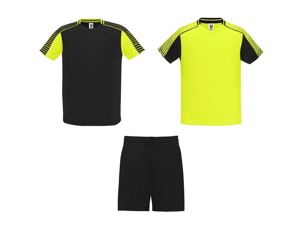 Спортивный костюм Juve, неоновый желтый/черный от компании ТОО VEER Company Group / Одежда и сувениры с логотипом - фото 1