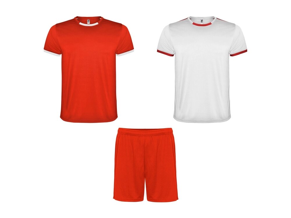 Спортивный костюм Racing, белый/красный от компании ТОО VEER Company Group / Одежда и сувениры с логотипом - фото 1