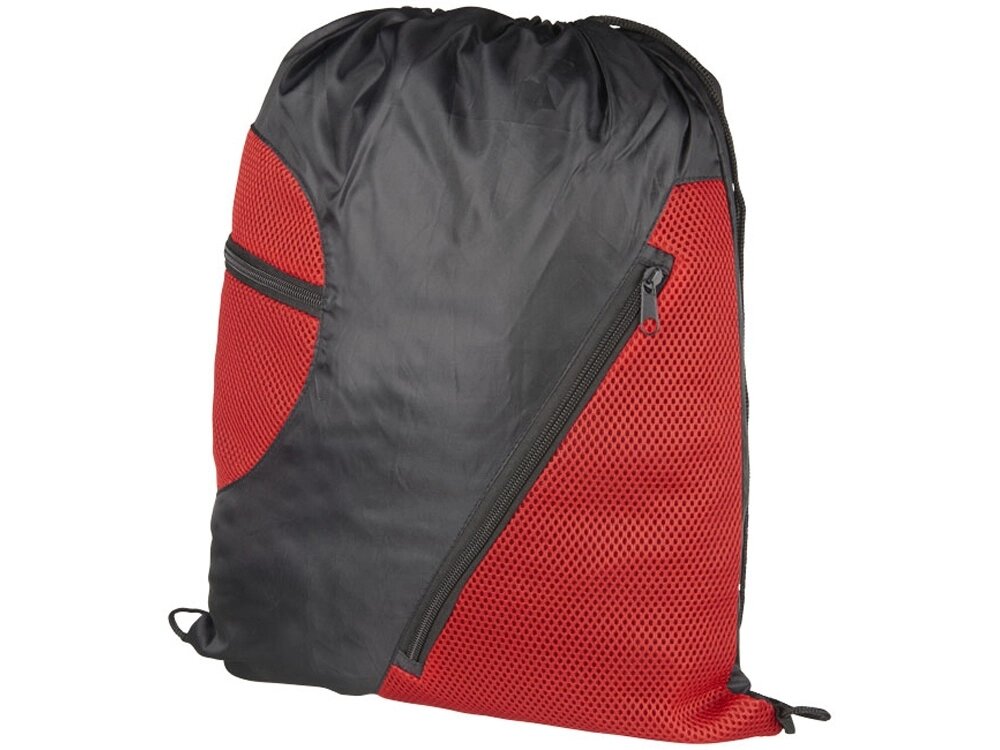 Спортивный рюкзак из сетки на молнии, красный от компании ТОО VEER Company Group / Одежда и сувениры с логотипом - фото 1