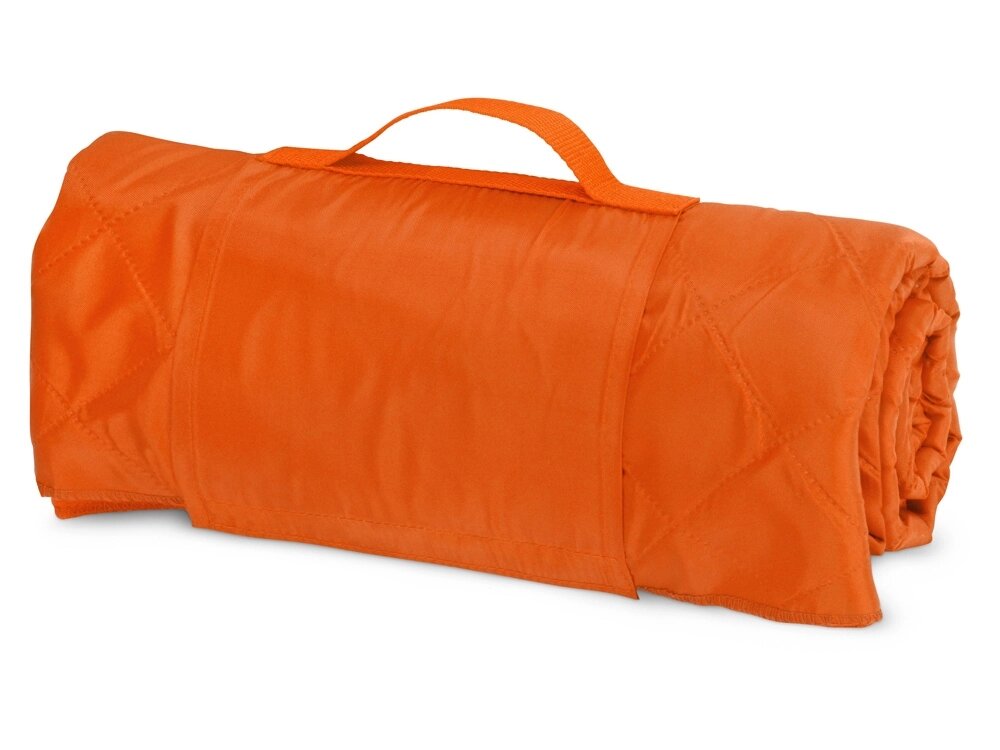Стеганый плед для пикника  Garment, оранжевый от компании ТОО VEER Company Group / Одежда и сувениры с логотипом - фото 1