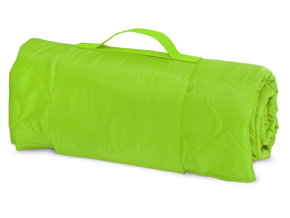 Стеганый плед для пикника Garment, зеленый от компании ТОО VEER Company Group / Одежда и сувениры с логотипом - фото 1