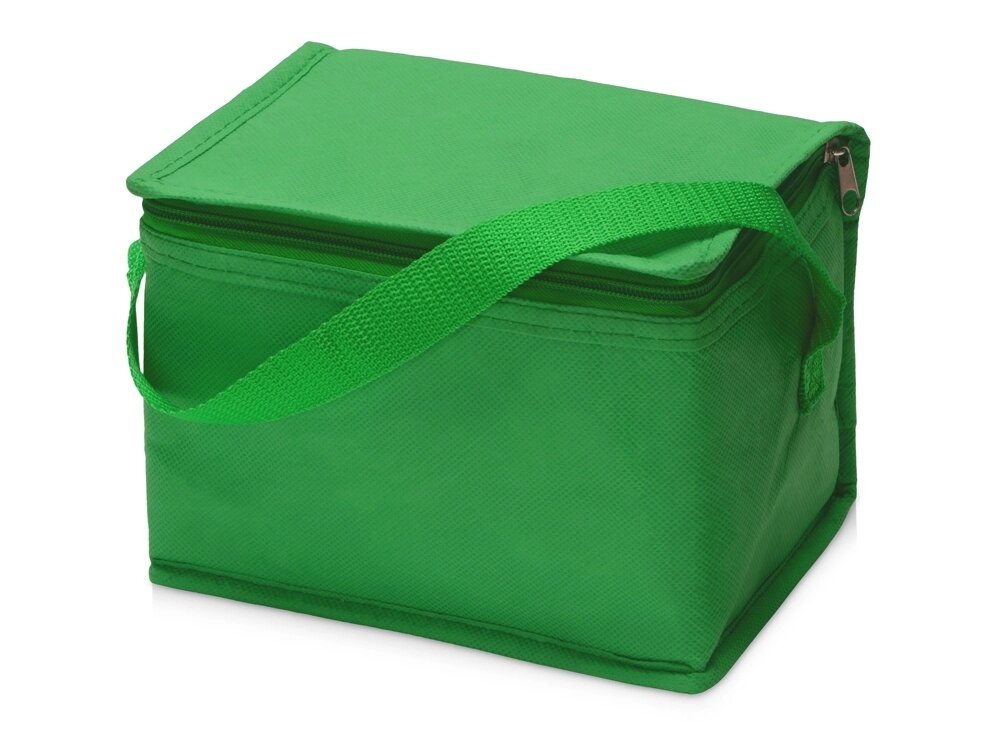 Сумка-холодильник Reviver из нетканого переработанного материала RPET, зеленый от компании ТОО VEER Company Group / Одежда и сувениры с логотипом - фото 1