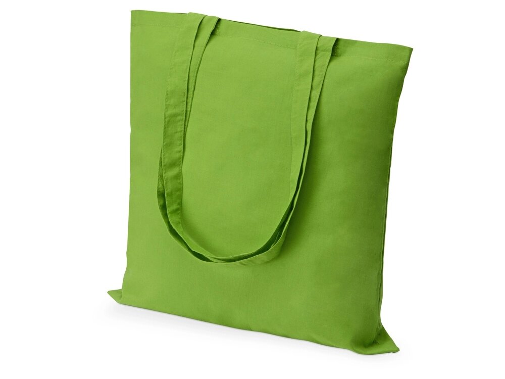 Сумка из хлопка Carryme 105, зеленое яблоко от компании ТОО VEER Company Group / Одежда и сувениры с логотипом - фото 1