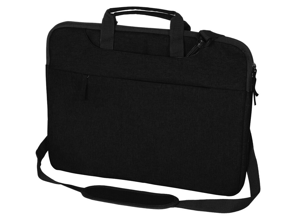 Сумка Plush c усиленной защитой ноутбука 15.6 '', черный от компании ТОО VEER Company Group / Одежда и сувениры с логотипом - фото 1