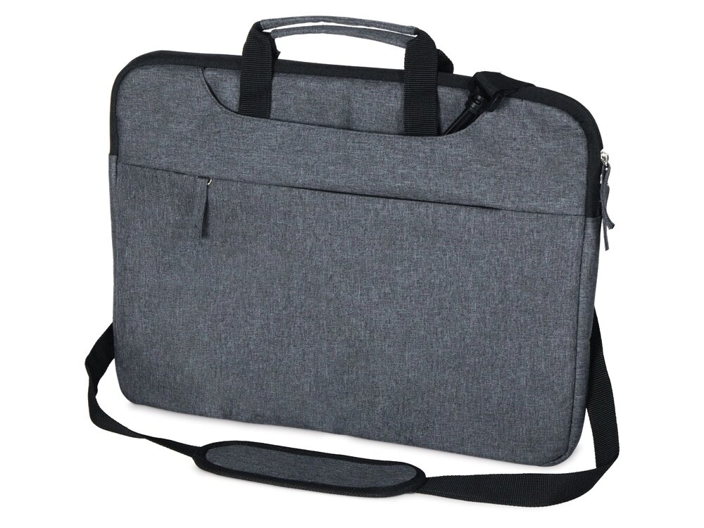 Сумка Plush c усиленной защитой ноутбука 15.6 '', серо-синий от компании ТОО VEER Company Group / Одежда и сувениры с логотипом - фото 1