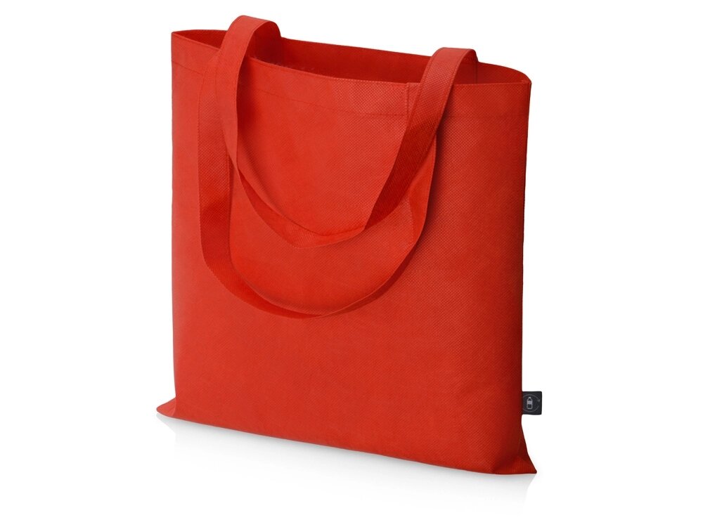 Сумка-шоппер Reviver из нетканого переработанного материала RPET, красный от компании ТОО VEER Company Group / Одежда и сувениры с логотипом - фото 1