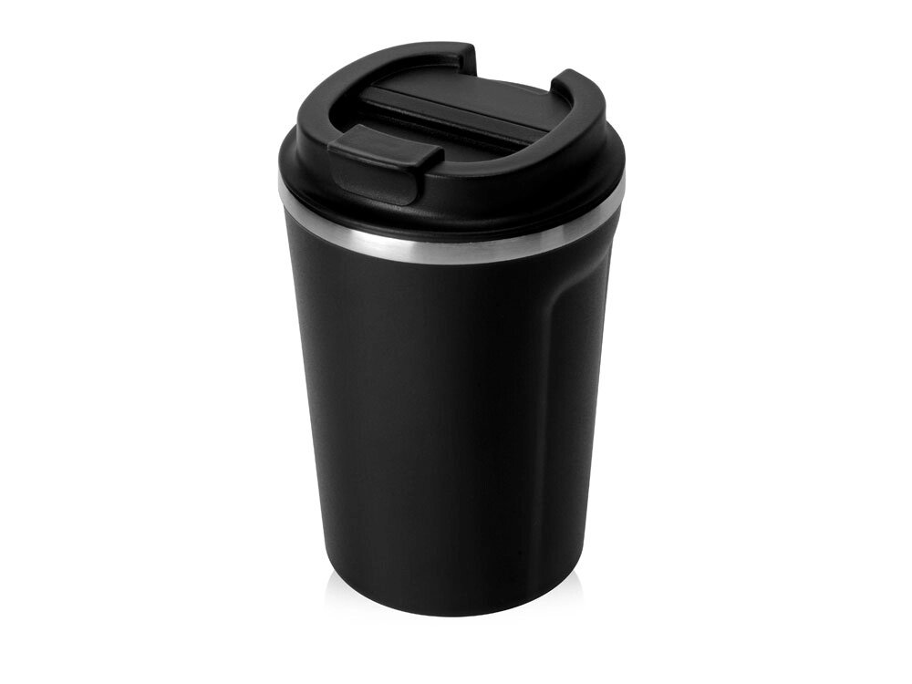 Термокружка CAFe COMPACT, 380 мл, черный от компании ТОО VEER Company Group / Одежда и сувениры с логотипом - фото 1