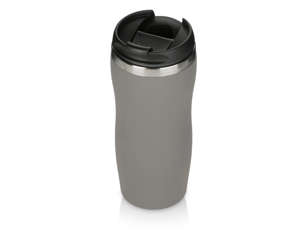 Термокружка Double wall mug C1, soft touch, 350 мл, серый от компании ТОО VEER Company Group / Одежда и сувениры с логотипом - фото 1