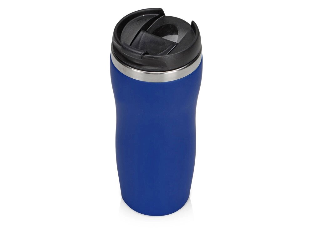 Термокружка Double wall mug C1, soft touch, 350 мл, синий от компании ТОО VEER Company Group / Одежда и сувениры с логотипом - фото 1