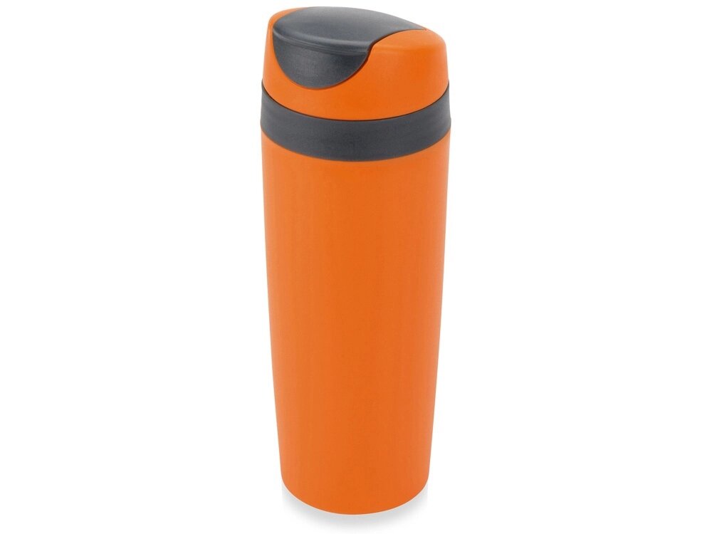 Термокружка Лайт 450мл, оранжевый от компании ТОО VEER Company Group / Одежда и сувениры с логотипом - фото 1
