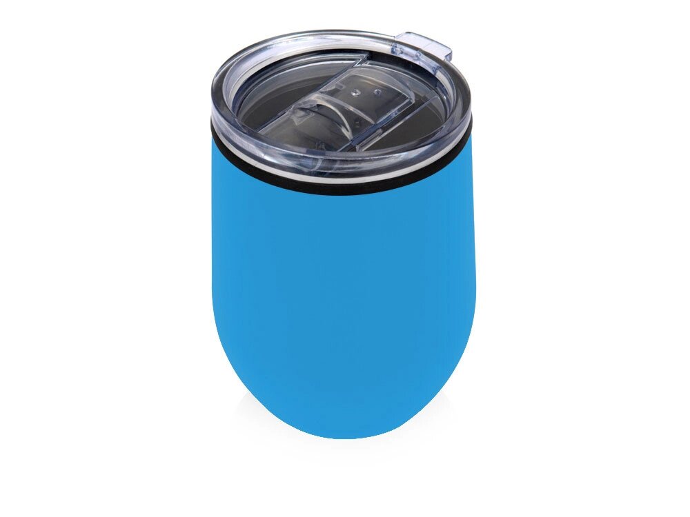 Термокружка Pot 330мл, голубой от компании ТОО VEER Company Group / Одежда и сувениры с логотипом - фото 1